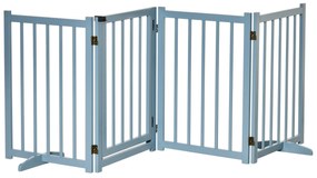 PawHut Poartă de Siguranță Pliabilă pentru Câini Talie Mică/Medie 237.5x36x80 cm Gri | Aosom Romania