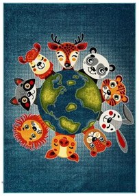 Covor Kolibri Albastru Pentru Copii  11440 Selectează mărime: 160 X 230