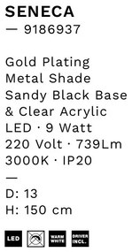 Pendul, Lustra LED design modern Seneca