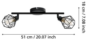 Eglo 32766 - Spot LED ZAPATA 2xG9/3W/230V