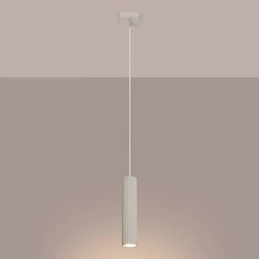 Brilagi - Lustră LED suspendată pe cablu CRESTO 1xGU10/10W/230V crem