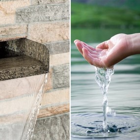 Blumfeldt WATERGATE FÂNTÂNĂ INDOOR / OUTDOOR, POMPĂ 15W, 10M CABLU, ZINCATĂ