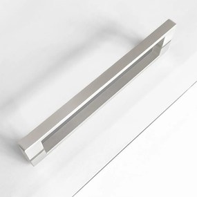 Cabina de dus Rea City cu cadita alba 90x90 cm crom periat