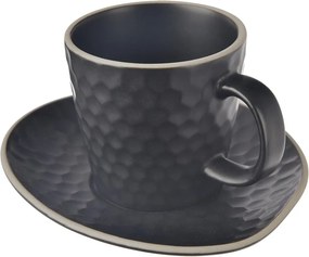 Ceașcă neagră pentru cappuccino din ceramică 250 ml Tea Time – Orion