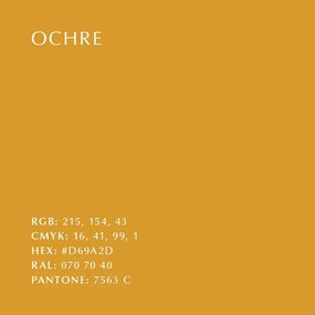 Abajur metalic design retro Clava Dine - ochre 2302 VTC