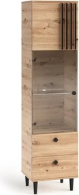 Bufet LIVIA 05 – 50x40x196 cm – Stejar Artisan