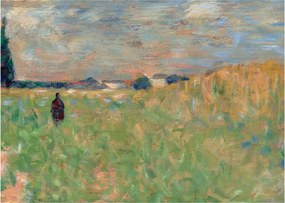 Tablou - Georges Seurat, A Summer Landscape, reproducere (70x50 cm)