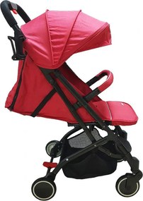 Carucior sport ultracompact pentru copii NOVOKIDS™ Baby C Trolley, Transformabil in troller, Spatar reglabil 3 trepte, Frana picior, Pliabil,Bordeaux