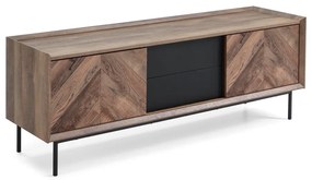 Masă TV Marckeric Utah, decor stejar negru