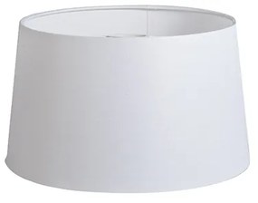 Abajur din in alb rotund înclinat 35/30/20