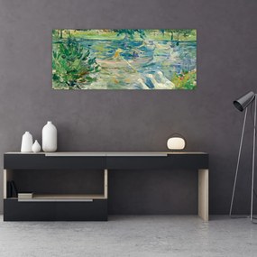 Tablou - Berthe Morisot, Girl in a Boat with Geese, reproducere (120x50 cm)