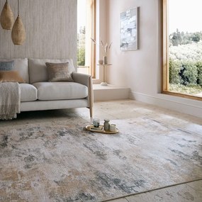Covor grej lavabil 152x230 cm Lila Abstract – Flair Rugs