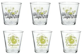 Set 6 pahare Caipirinha, sticla, 250 ml, 8.5x8.8 cm