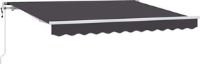 vidaXL Cortina Retractabilă Antracit 250 x 200 cm țesătură