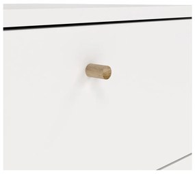Comodă albă înaltă 50x120 cm Bodo – Tvilum