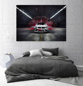 Tablou canvas White BMW 120x80 cm