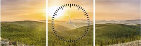 Tablou panoramatic (cu ceas) (90x30 cm)
