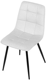 Set de masă din ceramică sinterizată și metal, 5 piese, alb