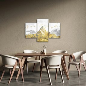 Tablou - Munte auriu (90x60 cm)
