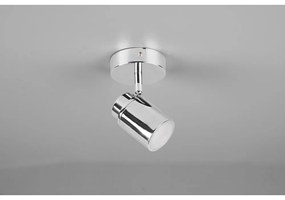 Spot argintiu lucios din metal 10x9 cm Angelo – Trio