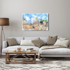Tablou - Biserica Santa Maria di Loreto, Roma, Italia (90x60 cm)