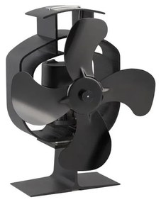 Ventilator de șemineu 21x170 cm negru