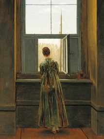 Reproducere The Woman at The Window, Caspar David Friedrich