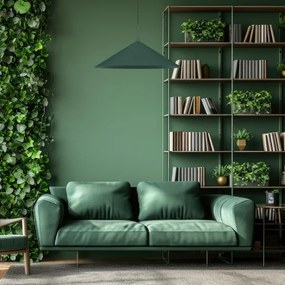 Pendul cu cablu CAPITAL 1xGX53/15W/230V Ø 60 cm verde