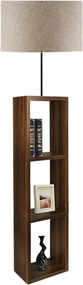 Lampadar AYD-2817, bej/nuc inchis, 38x150 cm