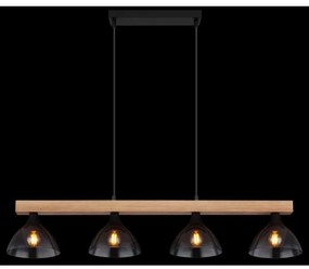 Lustră pe cablu LINDI 4xE14/15W/230V Globo 15544-4H