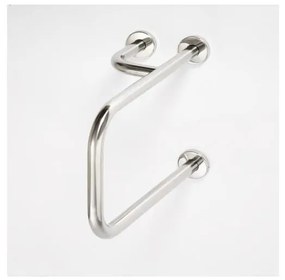 Mâner din inox, argintiu, 23,5 x 38 cm