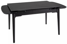 Masa extensibila Sento neagra L120-180xl80 cm