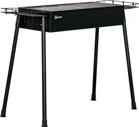 Outsunny Gratar Portabil Exterior Oțel Inoxidabil | Aosom Romania