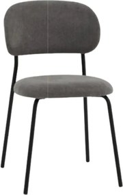 Scaun NEO, tesatura, structura metalica - GRI ANTRACIT