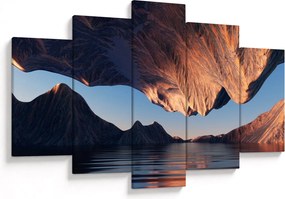 Tablou - Faleze 3D (150x105 cm)