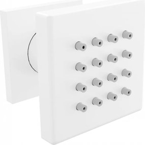 Mexen duză laterală montată pe perete, albă - 79360-20