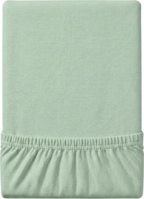 Cearsaf Jersey EXCLUSIVE cu elastic verde menta 140 x 200 cm