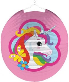 Unicorn Pink Lampion 25 cm