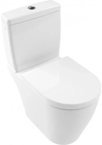 Capac WC, Villeroy&amp;Boch Avento, cu inchidere lenta, Alb Alpin, 9M77C101