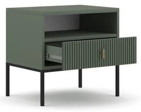 Noptieră SUE verde/negru