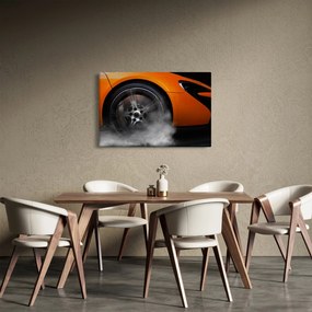 Tablou - Mașină sport portocalie (90x60 cm)