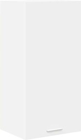 vidaXL Dulap suspendat cu depozitare Alb 40 x 31 x 80 cm Lemn compozit