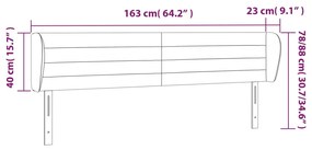 Tablie de pat cu aripioare verde inchis 163x23x78 88 cm catifea 1, Verde inchis, 163 x 23 x 78 88 cm