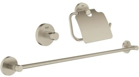Grohe Essentials Set de accesorii 3 in 1, nichel mat (brushed nickel)