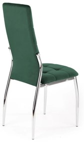 Set 4 scaune K416 velvet verde
