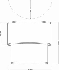 BRILAGI - Aplica LED de perete BOHO ECO 1xE27/10W/230V crem