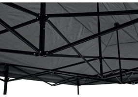 Cattara 13343 Cort de petrecere cu structură tipfoarfecă, impermeabil, gri, 3 x 6 m, L