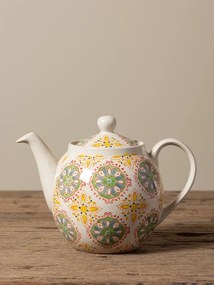 Ceainic din ceramica, pictat manual, Bohemian
