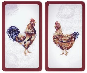 Protecții de aragaz 2 buc. din sticlă temperată 52x30 cm Farm – Wenko