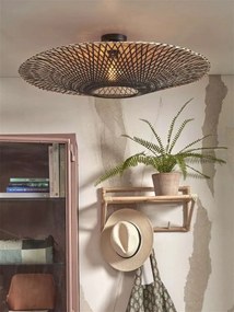 Plafoniera eco din bambus Kalimantan 87cm nat/bl